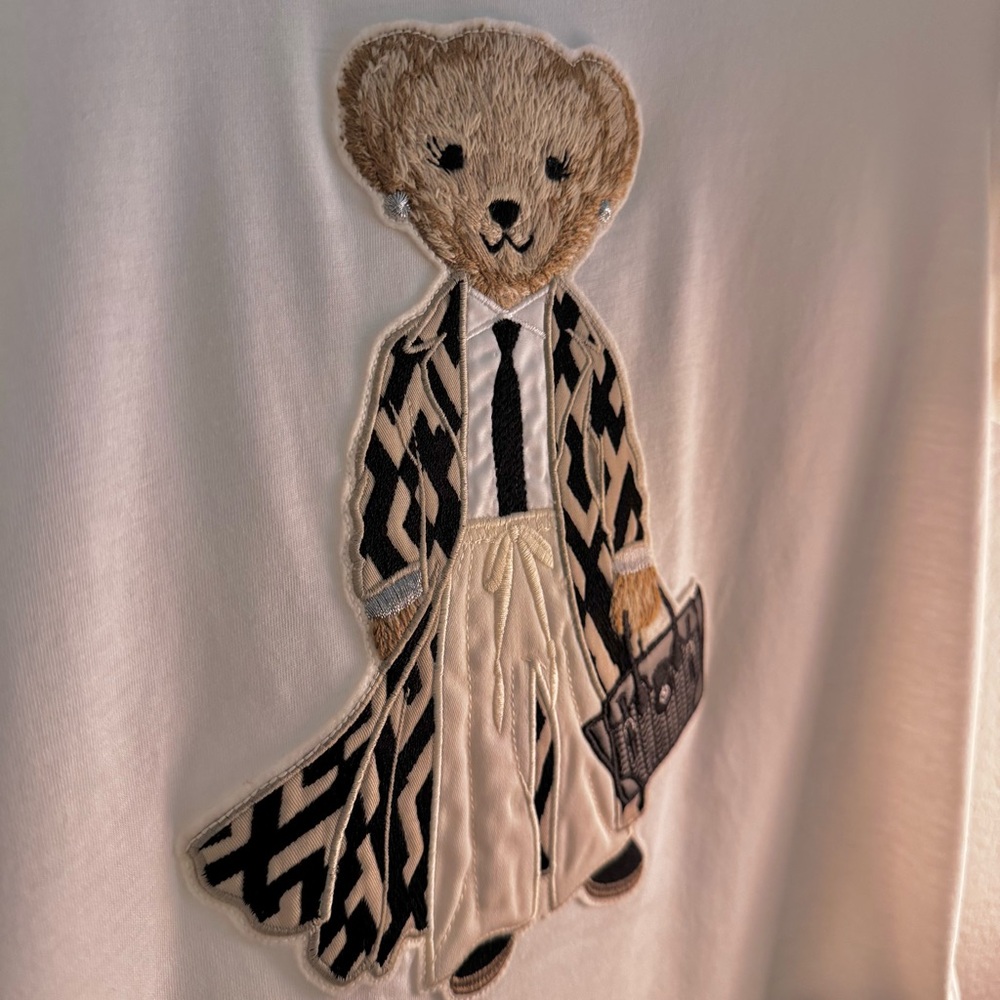Ralph Lauren Collection Spring 2026 Polo Bear Cotton Tee - Picture 3 of 13